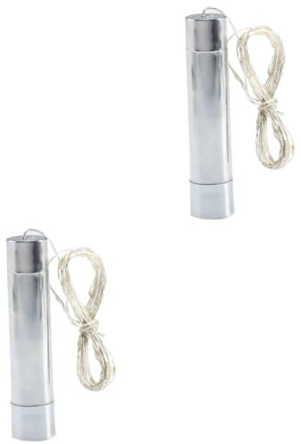 Ciieeo 2pcs Led String Light Wine Bottle Stopper Warm Decorative Lamp for Parties and Home Ambiance Safe Low Voltage Creative Cork Design Lights No Batteries Needed