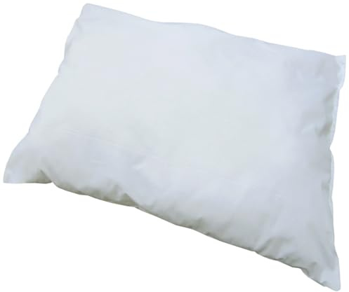 Steff - Oreiller bébé - 30x40 cm - Coton percal - Blanc - Oeko tex Standard 100