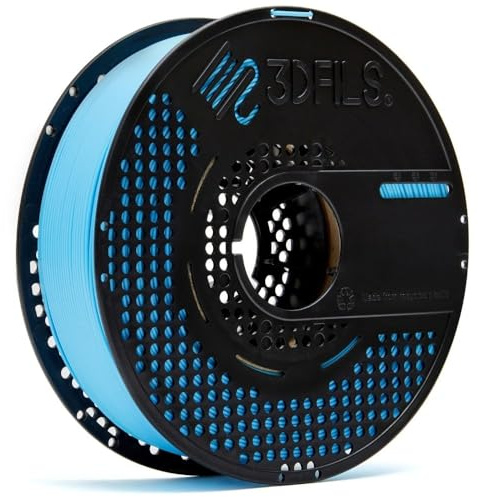 3DFILS - Filamento PLA para impresión 3D Neat Winding esFil PLA MAX: 1.75 mm,1Kg, Azul Cielo