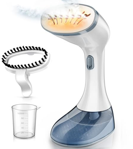 Steamer for Clothes, 1800W Fast Heat-up Clothes Steamer Handheld Garment Steamer with 3 Steam Settings, 380ml Water Tank, 9.8' Cord, Portable Travel Steam Iron for Removes Wrinkle Safe on All Fabrics