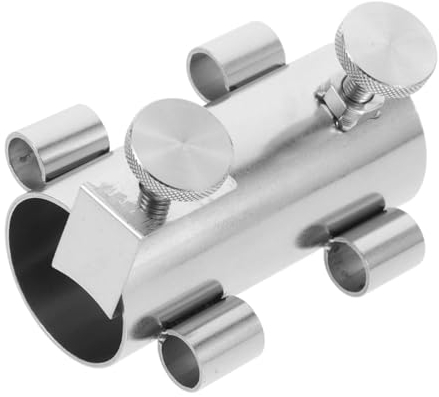 YARNOW Outdoor Baldachin Pole Edelstahl Zelt Pole Stehen Terrasse Regenschirm Clamp Montieren Zelt Stangen Für Wandern