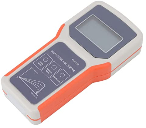 Zerodis Multimètre de Panneau Solaire LCD, Testeur MPPT Multifonctionnel avec Rétro-éclairage pour Dispositif de Test de Circuit électrique de Panneau Photovoltaïque