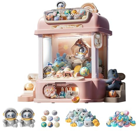 MagiDeal Macchina Artiglio Mini Elettronica Gioco Acchiappa-Giocattoli Arcade Distributore Caramelle Macchina Musicale Facile Posizionamento con, Stile E