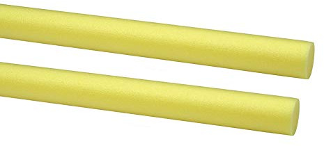 NMC Comfy 160cm Länge Schwimmnudel Poolnudel (Gelb, 2er Set)