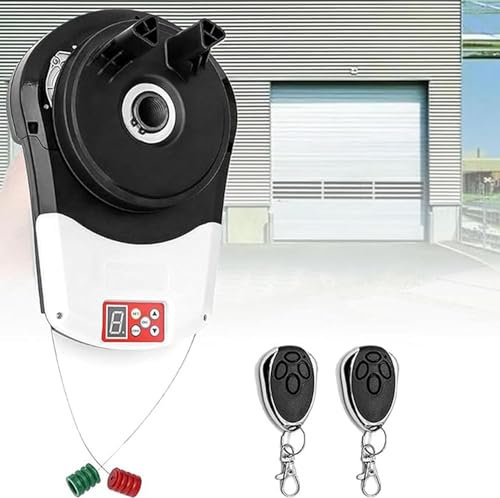 SOYPAX Abrepuertas enrollable automático,Potente motor para puerta de garaje con botón de pared a distancia, Abrepuertas basculante comercial
