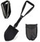 Pelle Pliante Multifonction, 46,5cm, Noir, Housseentissu Incluse, Pelle Pliable pour Camping Etalpinisme