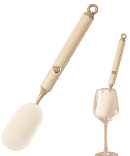 Cepillo para Botellas, Cepillo para Botellas con Mango Largo | Cepillo para Botellas, Cepillo para Lavar Tazas,Cepillo de Esponja para una Limpieza eficiente, Cepillo de Mango Largo para u