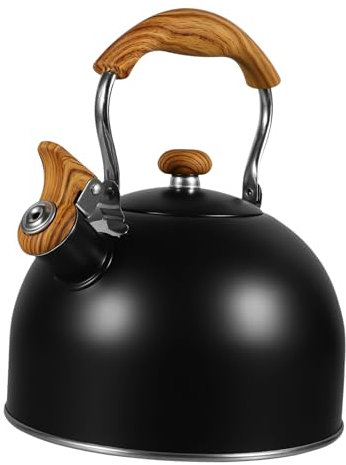 MAGICLULU Bouilloire Automatique Sifflante Chauffante pour Bureau avec Sifflement