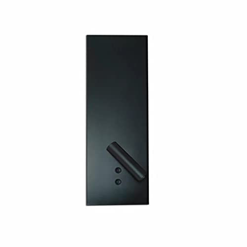 SSNCcNC Lámpara de noche con interruptor 3W+6W LED Lampara de lectura Moderno lámpara de pared Giratorio de pared Aluminio habitación oficina Hoteles Sala de estar,Negro