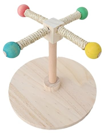 Installation facile du support d'oiseau perche pour petits médias, perroquets, shortets conures Lovebirds avec designs interactifs