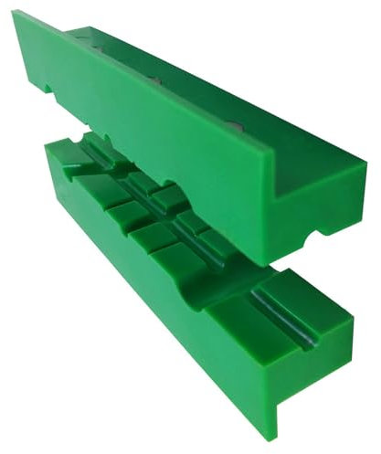 Lot de 2 coussins de protection pour mâchoires d'étau - Convient pour la protection des surfaces et la prévention des rayures - Différents matériaux