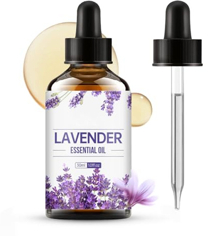 Lavendelöl,Lavendelöl Serum für gesicht & haar,Feuchtigkeitsspendend,naturreines ätherisches Öl aus echtem Lavendel,für Aromatherapie,Diffusor,Massage,Bad,DIY,Seife,Kerzenherstellung & Entspannung
