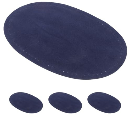 Beavorty Men’S Elbow Patches 2Pair Oval Fabric Patches for Jean Jackets and Trousers Suitable for Clothing Repair and Decoration