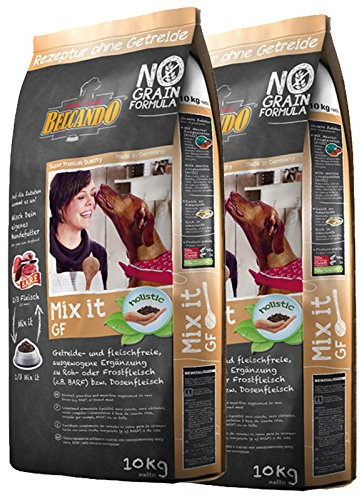 2 x 10 kg Belcando MIX IT GF glutenfreies Ergänzungsfutter zur Fleischfütterung