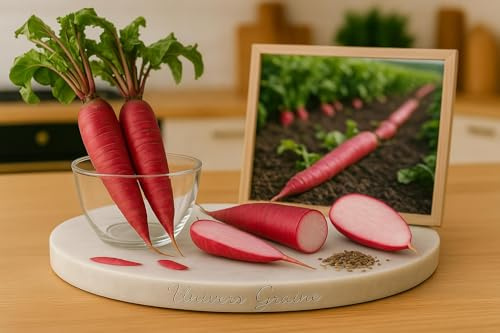 Chine Rose Radis Heirloom Seeds - non OGM - Non traité - pollinisation libre (~ 250 graines)