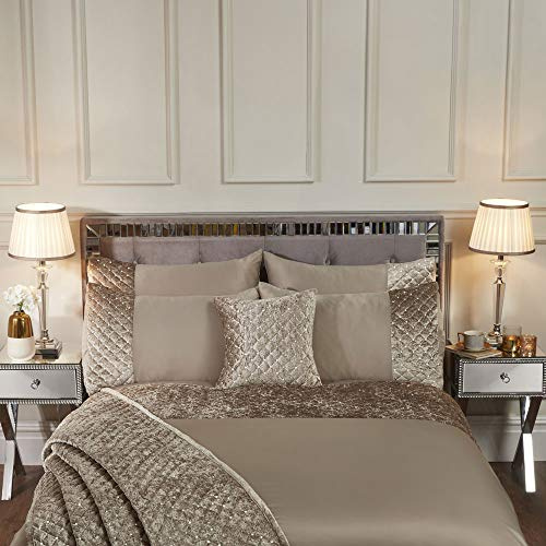 Emma Barclay Glamour Bettwäsche-Set Kingsize-Bett, Nerz, Polyester, cremefarben, Super King