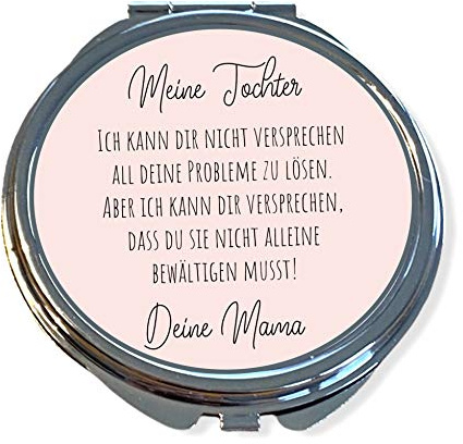 Taschenspiegel | Meine Tochter, Farbe personalisierbar