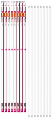 OSRAM Tubo LED Substitube Pure con base G13, lunghezza: 1,5 metri, bianco caldo (3000K), 18,3W, sostituzione dei classici tubi fluorescenti da 58W, confezione da 8