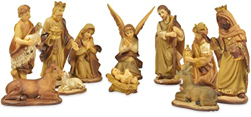 Unbekannt Riffelmacher 78313 Nativity Figures Basic for the Nativity Scene Figures Max. 9 cm 12-Piece Set in Display Box Christmas Story Gift