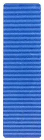 AF4F Lot de 100 emballages plats en plastique pour vitrage de fenêtre Bleu 28 mm x 5 mm