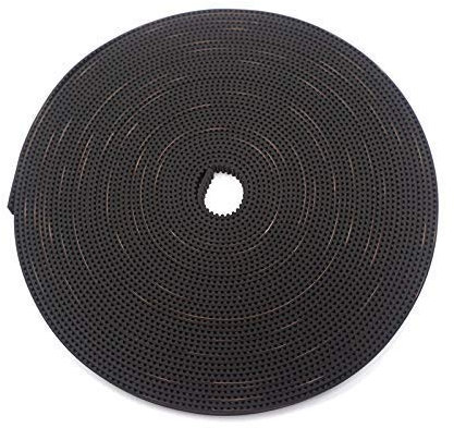 TUZUK 3D Printer Timing Belt, 2GT 10mm Width, 3M/ 5M/ 10M Toothed Belt GT2 3D Printer Timing Belt Pulley,10mm Width 2GT Rubber Synchronous Timing Belt for 3D Printer (10m)