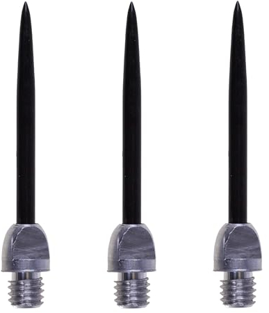 Karella Metallspitzen für Softdarts, Steeltips, 2BA - Gewinde, 100 Sets lose, 100 Sets (300 Stück), Stahlspitzen für Dartpfeile, Wechselspitzen für Softdarts