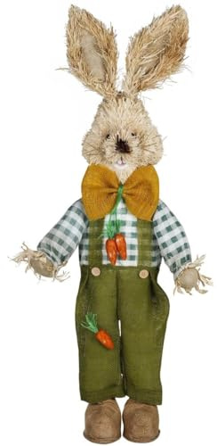 Bambelaa! Osterhase Deko Osterhasen Figuren Groß XXL Ostern Hasen Osterdekoration Figur Zum Stellen Ca. 100 cm 1 Stück
