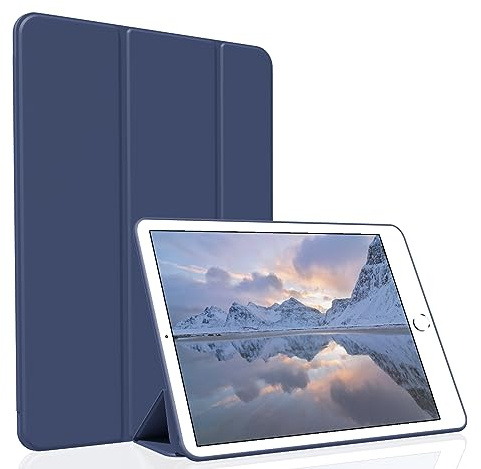 ir Custodia per iPad Air 2 (modello 2014), cover posteriore morbida in TPU ultra sottile, leggera, per iPad Air di seconda generazione A1566/A1567, blu scuro