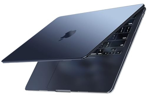 EooCoo für MacBook Air M5 15 Zoll Hülle M4 M3 M2 2026-2023 Mitternachts