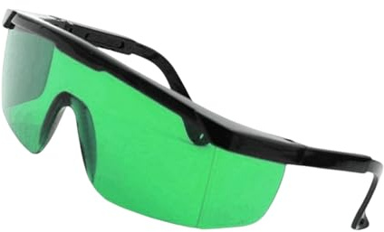 Gafas de protección IPL/E-light con punto de congelación con palanca protectora, gafas de cristal rojo verde universal para trabajo, color rojo