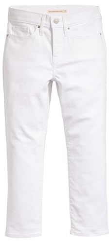 Levi's Damen 311 Shaping SKN Capri 22 Jeans, Soft Clean White,26W
