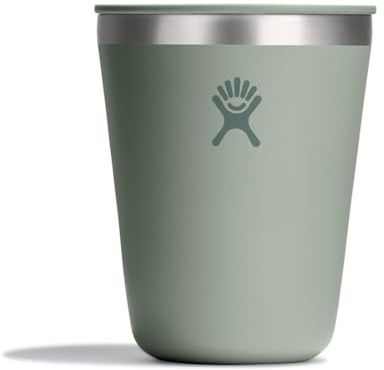 Hydro Flask 12 Oz Outdoor Coffee Tumbler – Stainless Steel Insulated Travel Cup – Camping Mug Agave Green