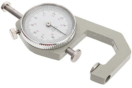 Gatuida Präzises Leder-dickenmessgerät Flachkopf Messer Instrument Für Perlen Leder Materialstärke Diy Messwerkzeug Kompakt Leicht Robust