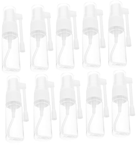 NIYANGLE Flaconi Spray Nasale Vuoti 15ml 20 Pezzi Bottiglie Spray Piccole Portatili in Plastica per Viaggio e Uso Domestico Nebulizzatore Versatile