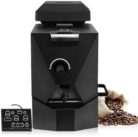 Commercial Electric Coffee Bean Roaster, Automatic with Smoke Filter, 3 Baking Curves for Home, Restaurant Use