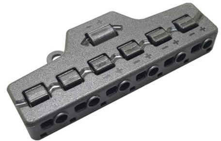 Easy Installation LED Lighting Wire Connector Block 1 In 6 Out Power Distribution Connector For Home & Vehicle Use LED Lighting Accessories