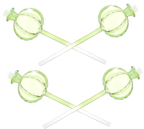 SUPVOX Globes D'arrosage Automatiques pour Plantes en Verre Forme Cactus Système D'irrigation pour Jardin Intérieur Et Extérieur Lot De 4 Inserts à Arrosage Lent pour Pots De Fleurs Décoratifs