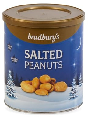 Katsy Style Salted Peanuts, Honey Roast and Dry Roasted Peanuts - Crunchy Roasted Snack Variety Pack for Sharing, Home and Travel, 375g