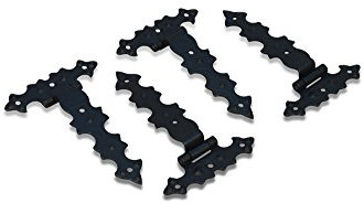 Lot de 10 charnières anciennes ferrures antiques pour meubles