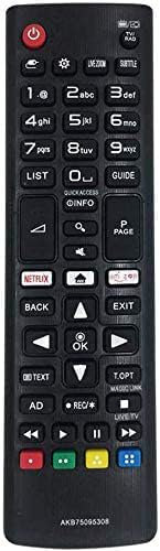 MYHGRC Mando a Distancia Universal para LG TV Compatible con Diferentes televisores LG Ultra HD con Botones Netflx, no Requiere