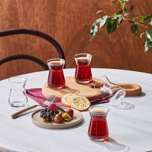 KARACA IREM - Juego de 6 vasos de té