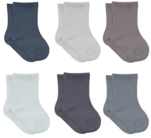 bistyle Unisex Baby 5030 Basic Soket babystrumpor, Träkol, 12-24 Months