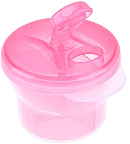 Milk Powder Dispenser Baby Formula Dispenser Formula Storage Container Food Box Snacks Pink Formula Powder Pots Portable for Outdoor Travel