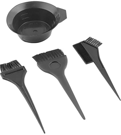 4pcs/set da colorare di tintura set da colorare per capelli, strumenti per capelli tintura tintura Brush pettine miscelazione di strumenti di styling ciotola per salone