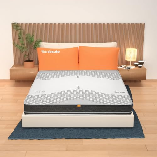 Materasso Una Piazza e Mezzo 120x190, Memory + Molle Insacchettate, alto 25 cm - Dispositivo Medico Ortopedico, Semirigido, Rivestimento Carbon - Box System Perimetrale, 100% Made in Italy | Zefiro
