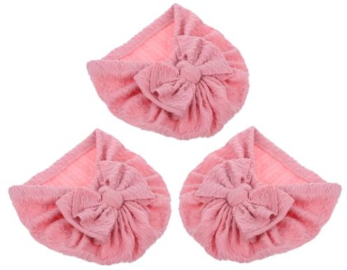 DEARMAMY 3stücke Teilige Babymütze Mit Schleife Und Knoten Für Neugeborene Und Kleinkinder Und Als Für Mädchen