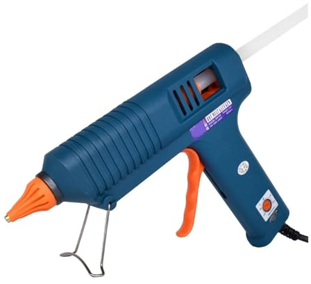 Pistola for colla a caldo da 150 W, ugello sostituibile, regolazione della temperatura, utilizzare stick di 11 mm, pistola for industriale for fai te, regali Natale, artigianato(SET-1)