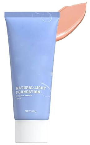 Fond de Teint Fluide,Fond de Teint Blanc,Liquide Correcteur Anti-Brillance à Couverture Intégrale,Etanche Correcteur de Couvrance,Couvrant Contrôle et Hydratation de l'Huile 60g (Blé)