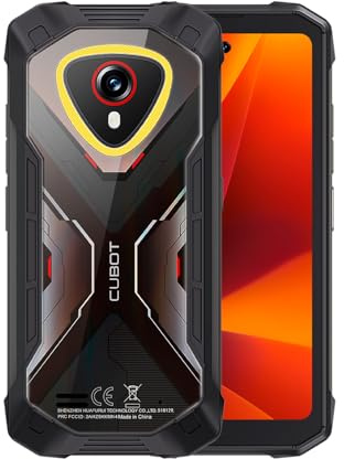 CUBOT KingKong Mini 4 - Robust Smartphone 4.7 HD+ 90Hz, 20GB RAM (8GB+12GB Exp.), 256GB ROM, 48MP Kamera, Android 15, Unisoc T616, Svart