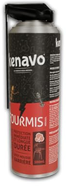 Aérosol Anti-Fourmis 500mL KENAVO | Spray Mousse Insecticide Puissant | Élimine Les Fourmis et empêche Leur Retour | Barrière protectrice Longue durée | Usage intérieur et extérieur